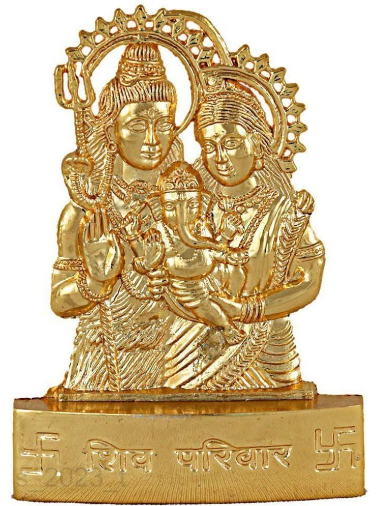     			Shri Astha Vinayak Brass Shiv Family Idol ( 8 cm )