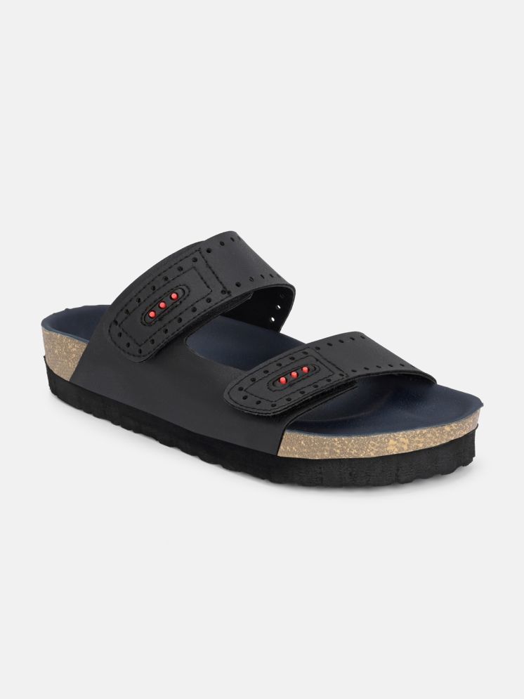     			Big Fox - Black Men's Sandals