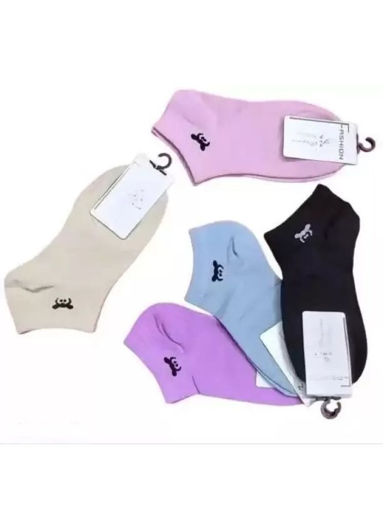     			Cavenders Pack of 5 Unisex Cotton Ankle Length Socks ( Multicolor )