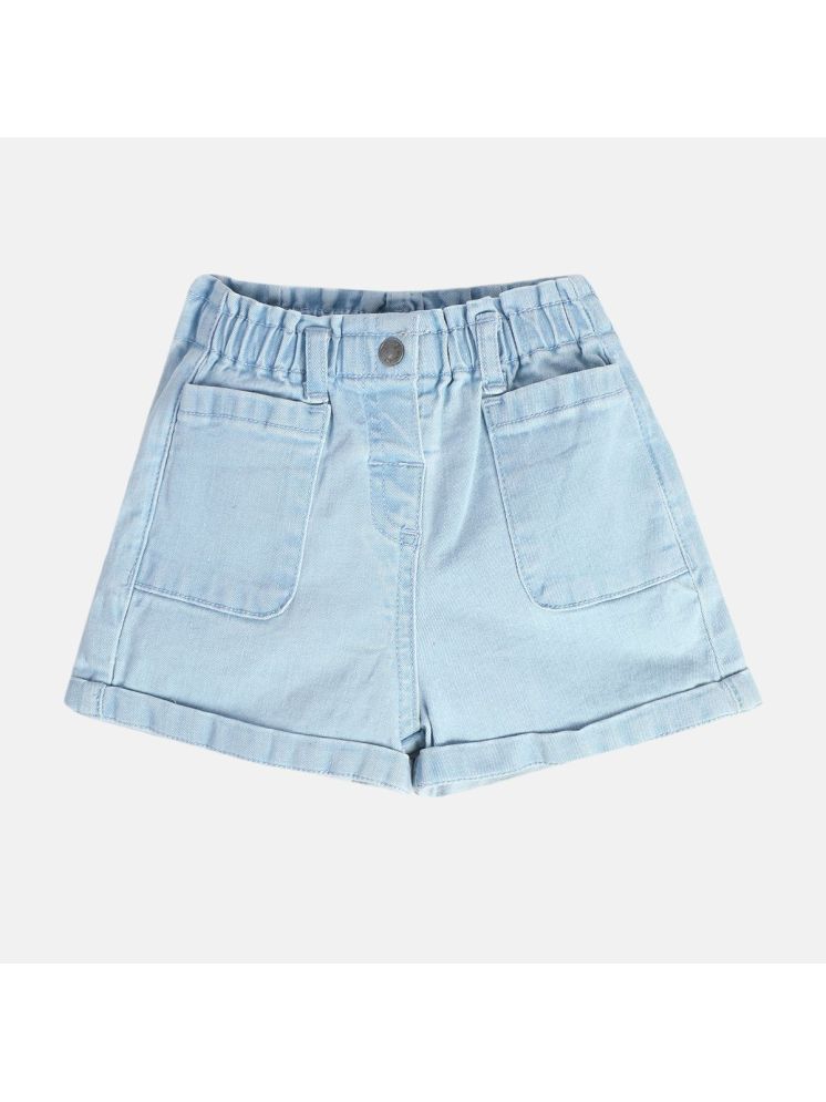     			MINI KLUB Pack of 1 Baby Girls Denim Shorts ( Blue )