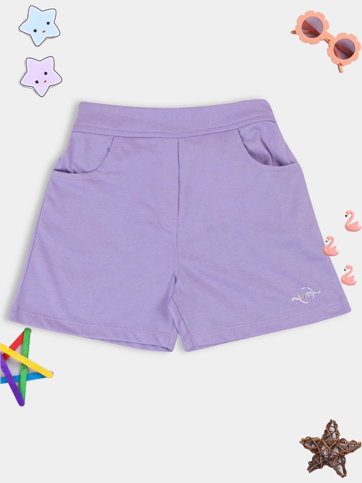     			PAMPOLINA Pack of 1 Girls Cotton Blend Shorts ( Purple )