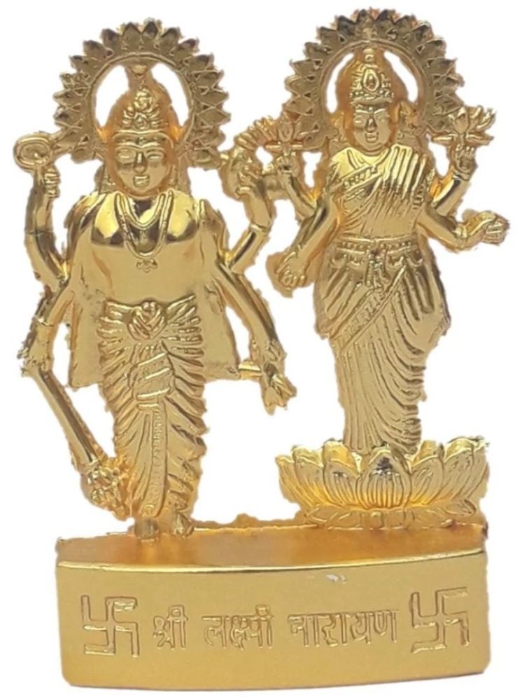     			Shri Astha Vinayak Iron Vishnu Laxmi Idol ( 5 cm )