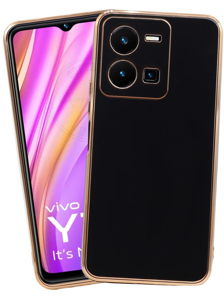     			VAKIBO Plain Cases Compatible For TPU Glossy Cases Vivo Y35 ( )