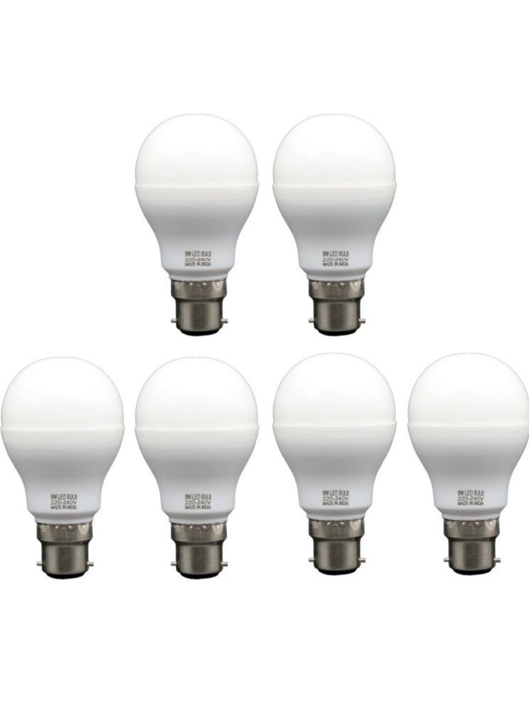     			ZESTRUM 9W Cool Day Light LED Bulb ( Pack of 6 )