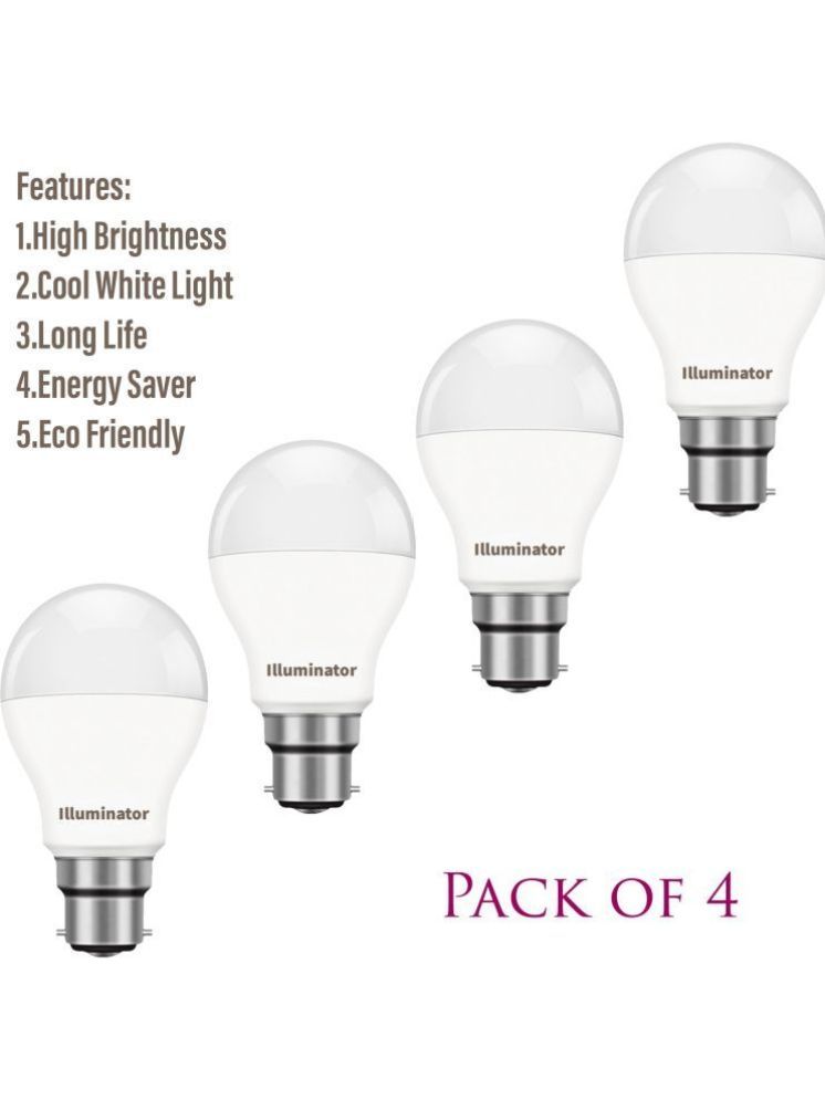     			ZESTRUM 9W Cool Day Light LED Bulb ( Pack of 4 )