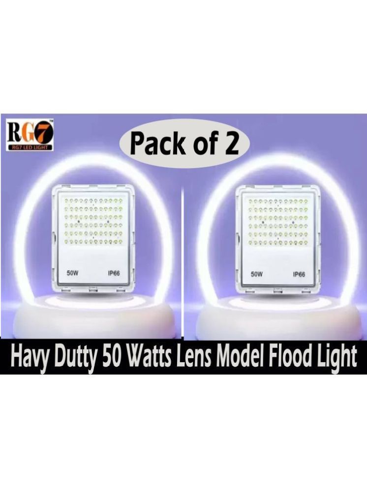     			ZESTRUM Cool Day Light 50 Watts Flood Light ( Pack of 2 )