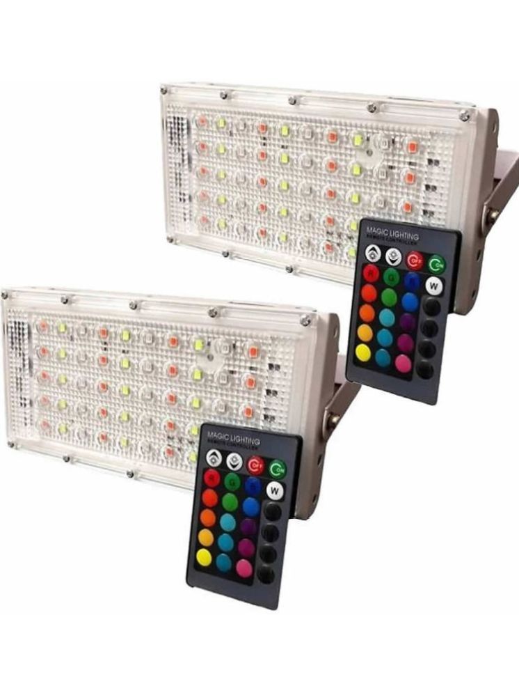     			ZESTRUM RGB 50 Watts Flood Light ( Pack of 2 )