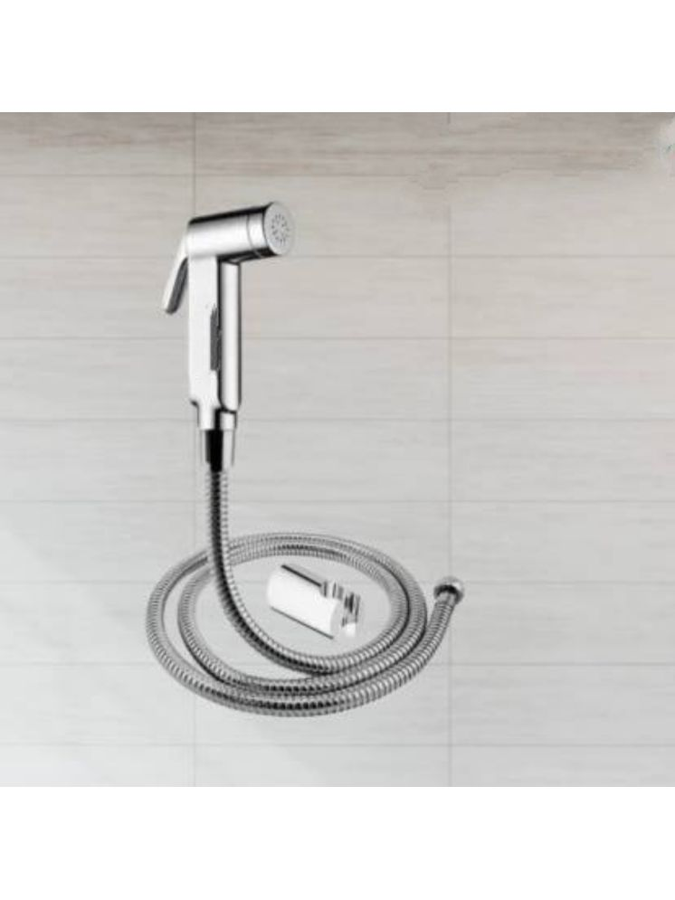     			COSWARE SilverMilton Health Faucet with 1m HosePipe & Hook Plastic(ABS) Health Faucet (Water Sprayer)