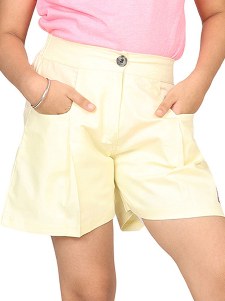     			PAMPOLINA Pack of 1 Girls Cotton Blend Shorts ( Lime Green )