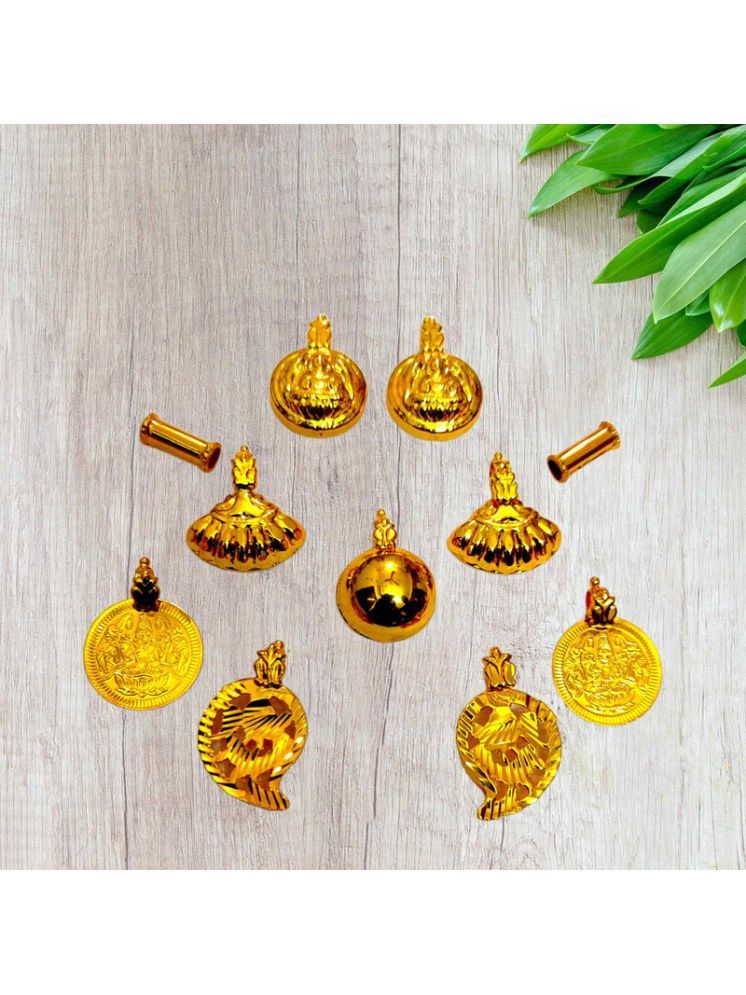     			TGS GOLD COVERING Gold Pendant set ( Pack of 1 )