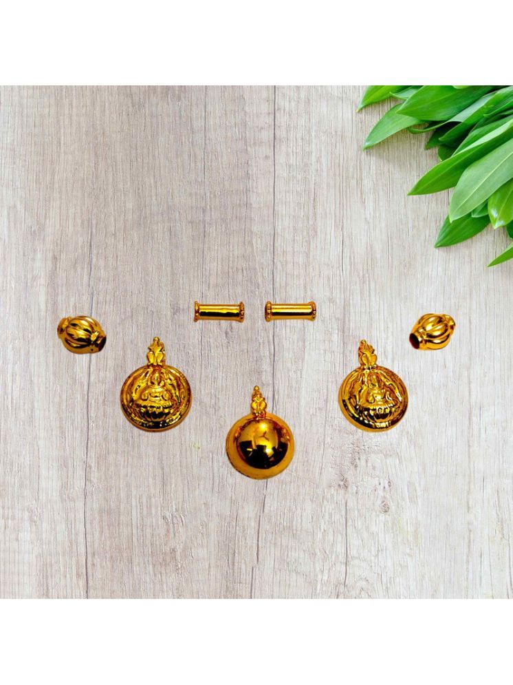     			TGS GOLD COVERING Gold Pendant set ( Pack of 1 )