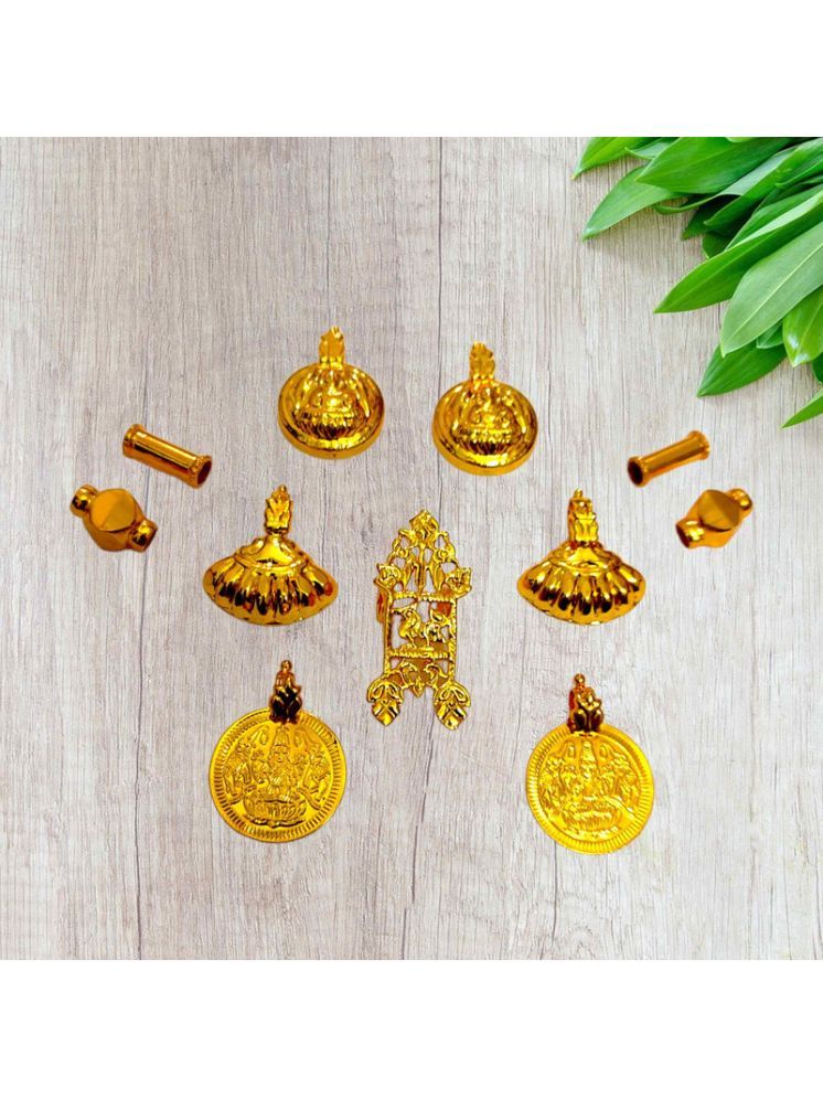     			TGS GOLD COVERING Gold Pendant set ( Pack of 1 )