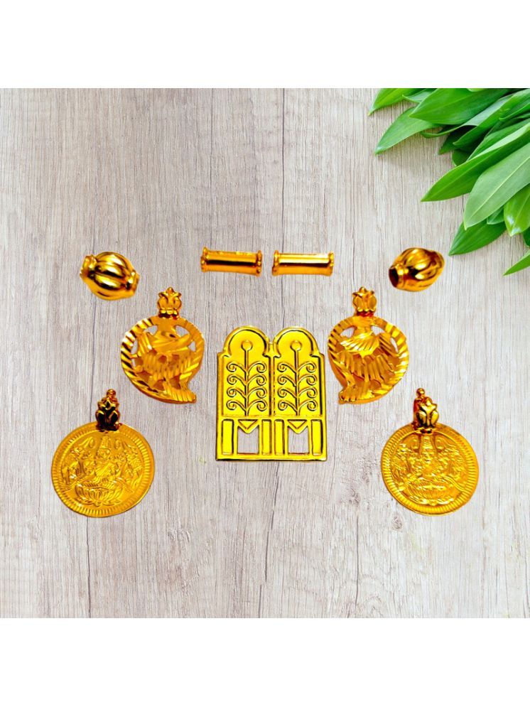     			TGS GOLD COVERING Gold Pendant set ( Pack of 1 )