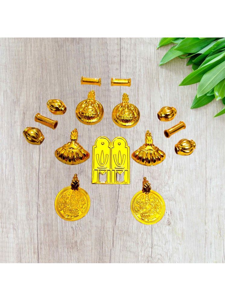     			TGS GOLD COVERING Gold Pendant set ( Pack of 1 )