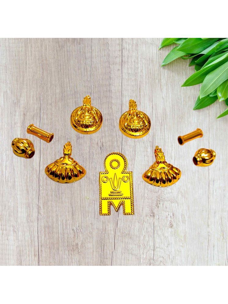     			TGS GOLD COVERING Gold Pendant set ( Pack of 1 )