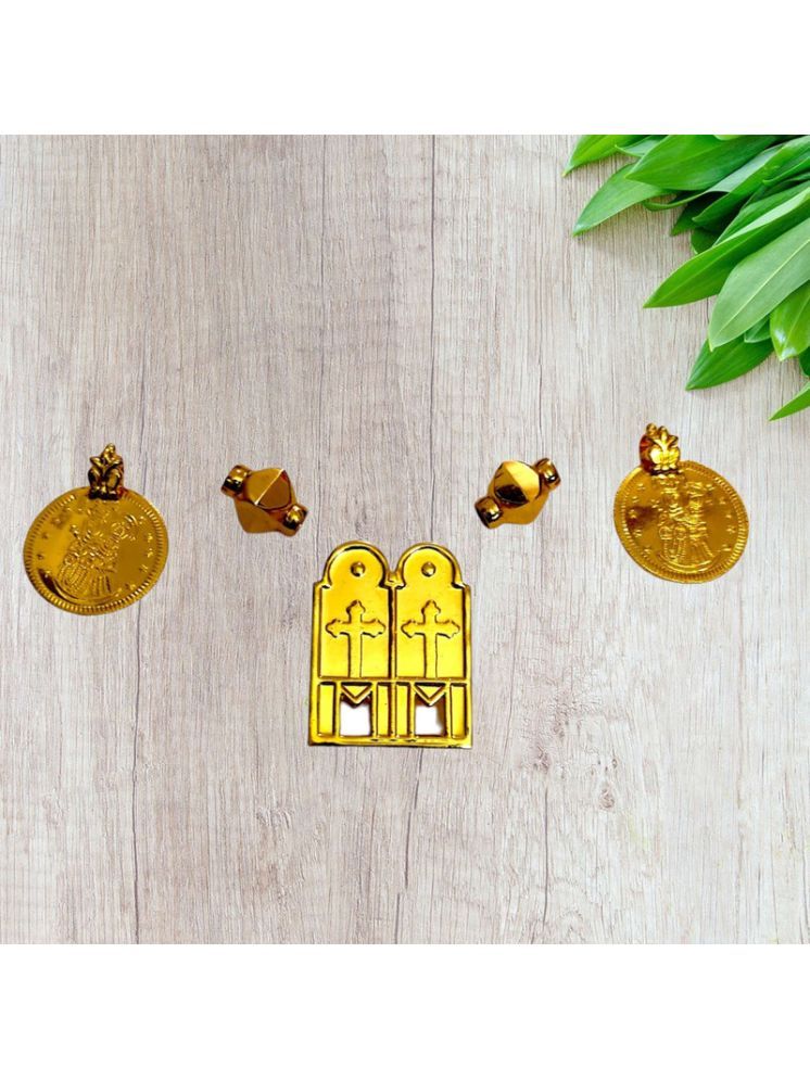     			TGS GOLD COVERING Gold Pendant set ( Pack of 1 )