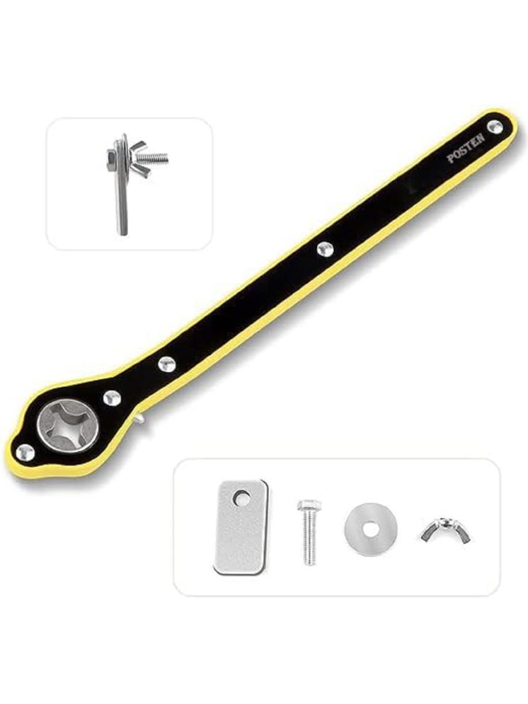     			Universal Car Jack Ratchet Wrench|360 forward and reverse knob Labor-Saving design|Scissor Jack Lift Speed Handle Tool|Jack Lug Handle Tool|Tire Wheel Jack Wrench