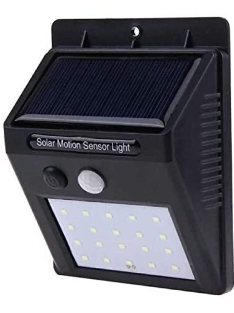     			ZESTRUM 3W Solar Outdoor Wall Light ( Pack of 1 )