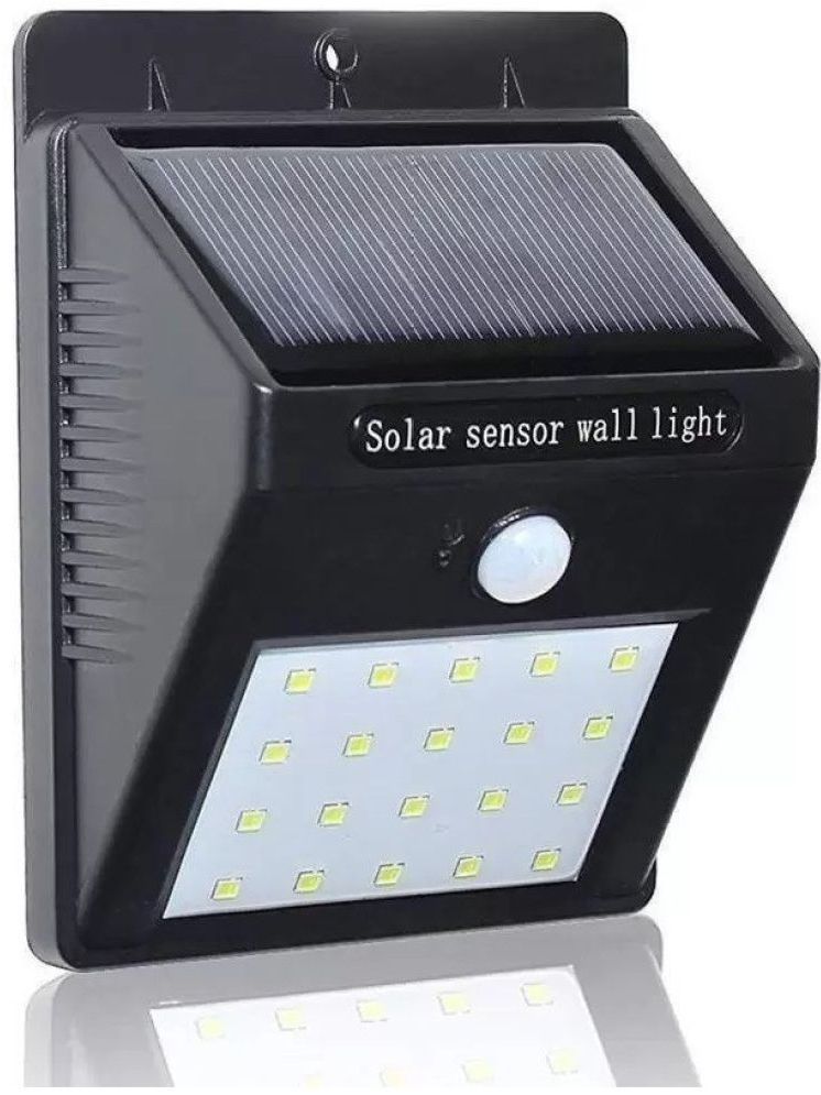     			ZESTRUM 3W Solar Outdoor Wall Light ( Pack of 1 )