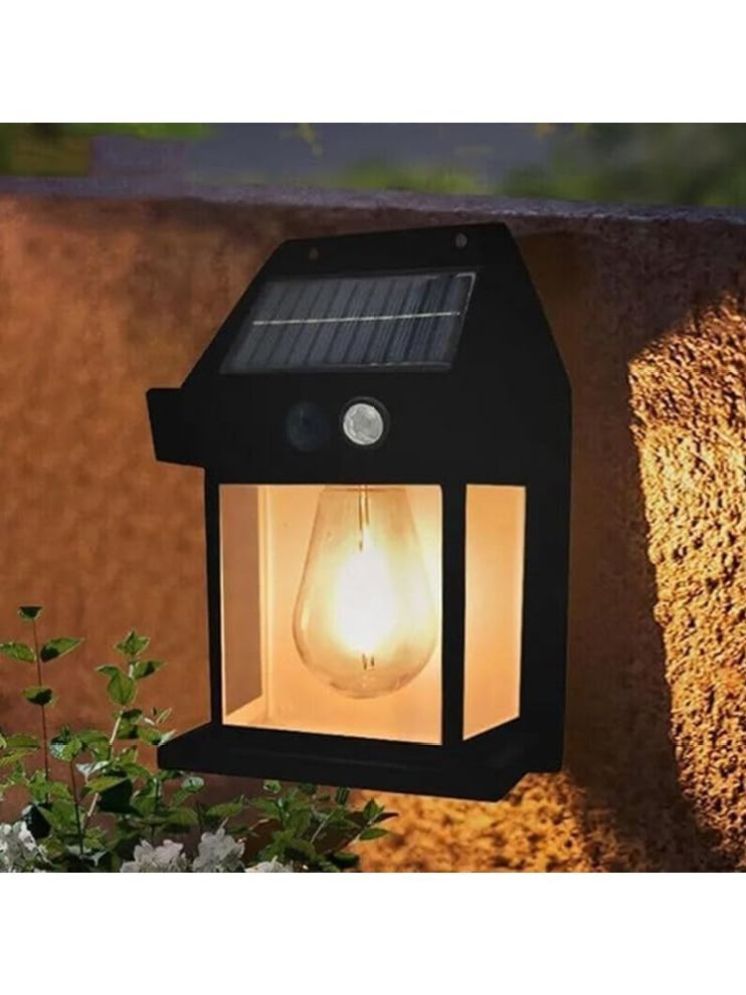     			ZESTRUM 5W Solar Outdoor Wall Light ( Pack of 1 )