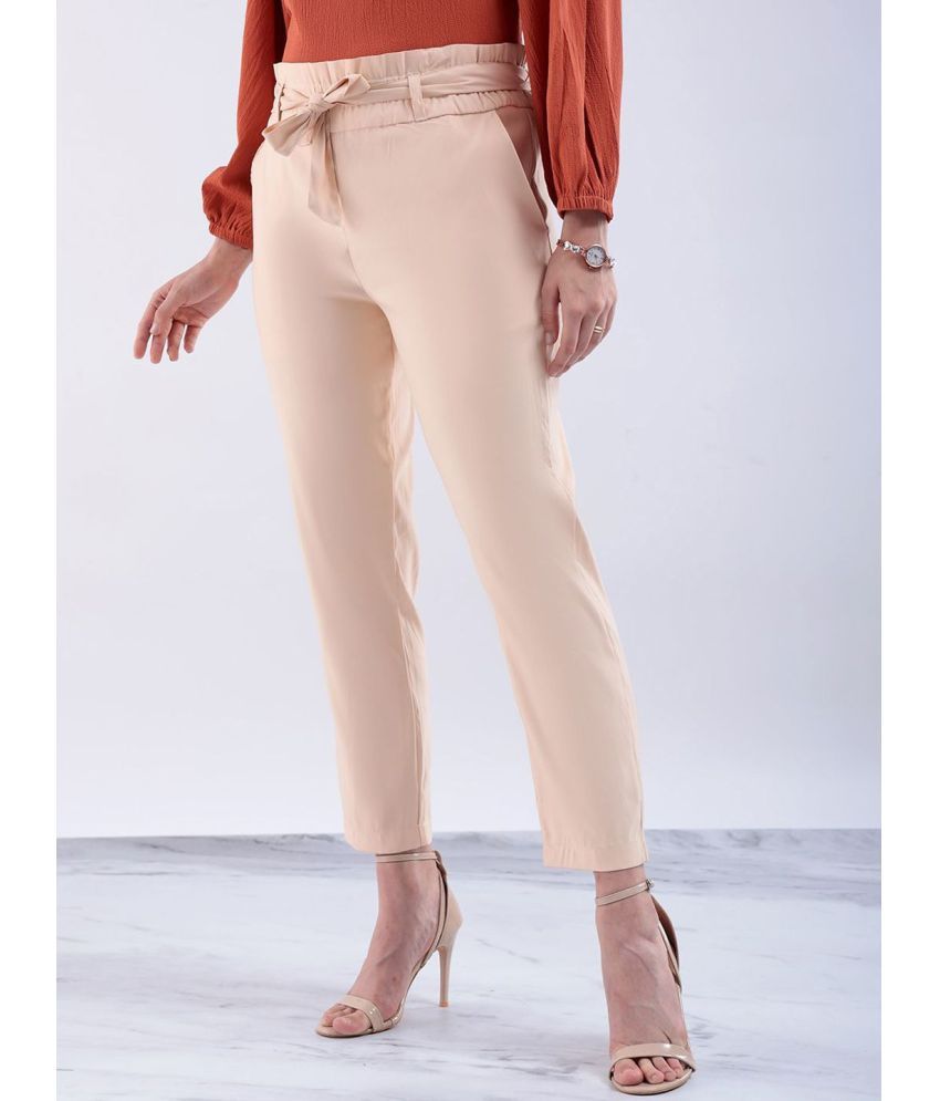     			Freehand Pack of 1 Elastane Slim Women's Casual Pants ( Beige )