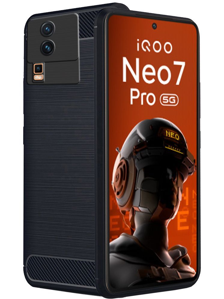     			Knotyy Plain Cases Compatible For Rubber IQOO Neo 7 Pro 5G ( Pack of 1 )