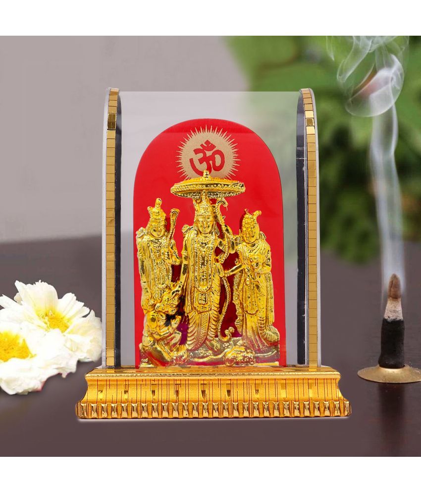     			Awesome Craft Glass Ram Darbar Idol ( 10 cm )