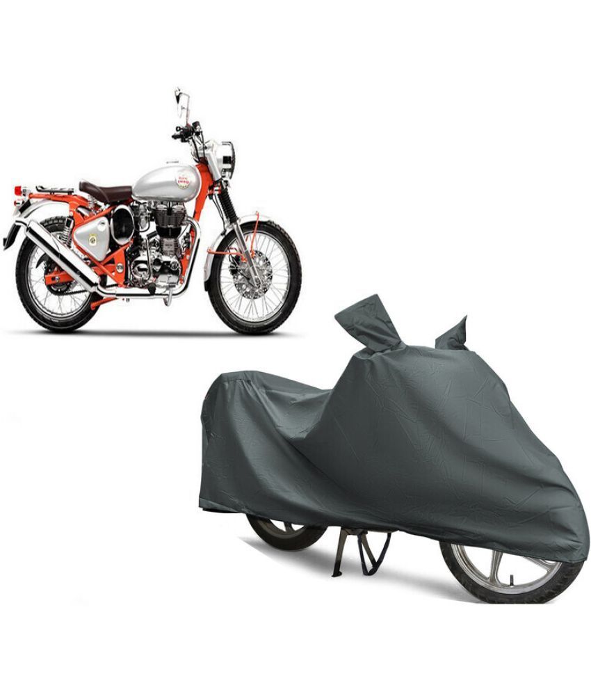     			EGAL Bike Body Cover for Royal Enfield Bullet Trials 350 BS6 ( Pack of 1 ) , Grey