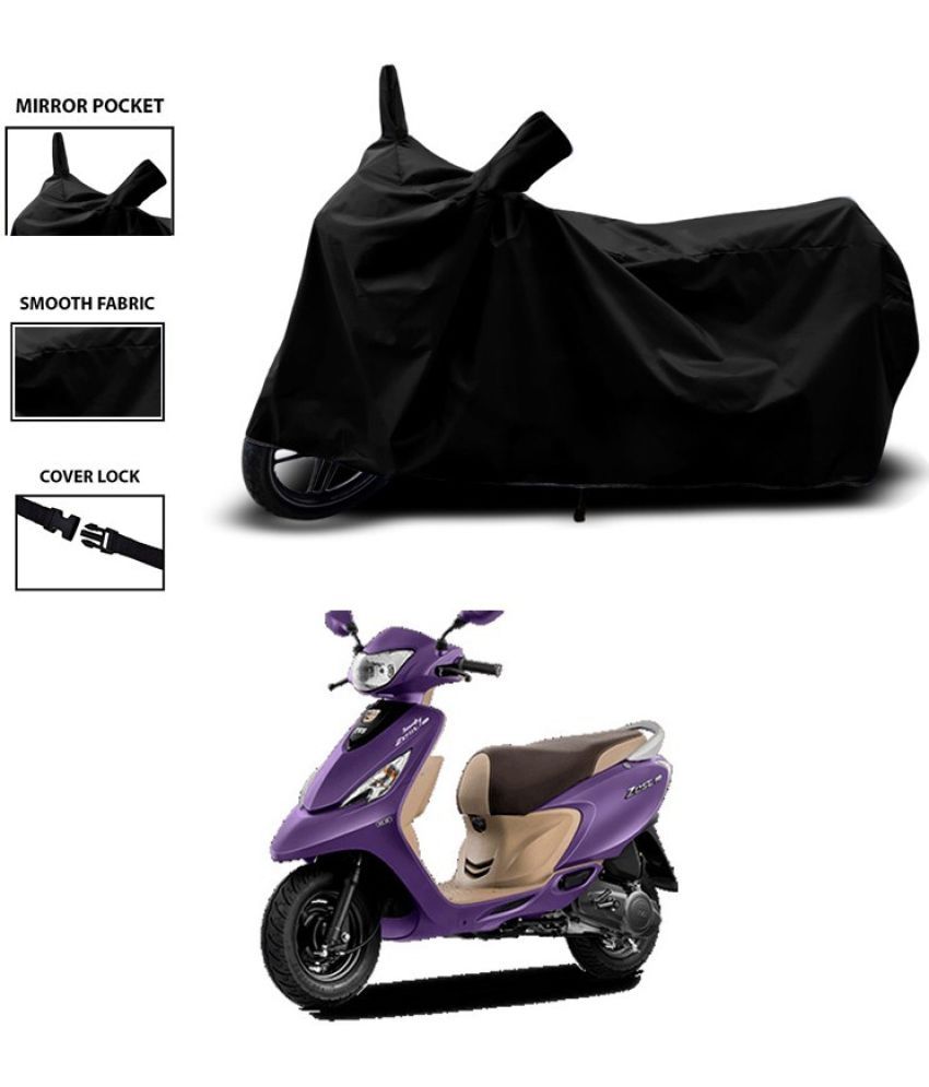     			EGAL Bike Body Cover for TVS TVS Scooty Zest 110 ( Pack of 1 ) , Black