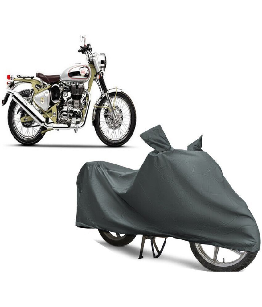     			EGAL Bike Body Cover for Royal Enfield Bullet Trials 500 ( Pack of 1 ) , Grey