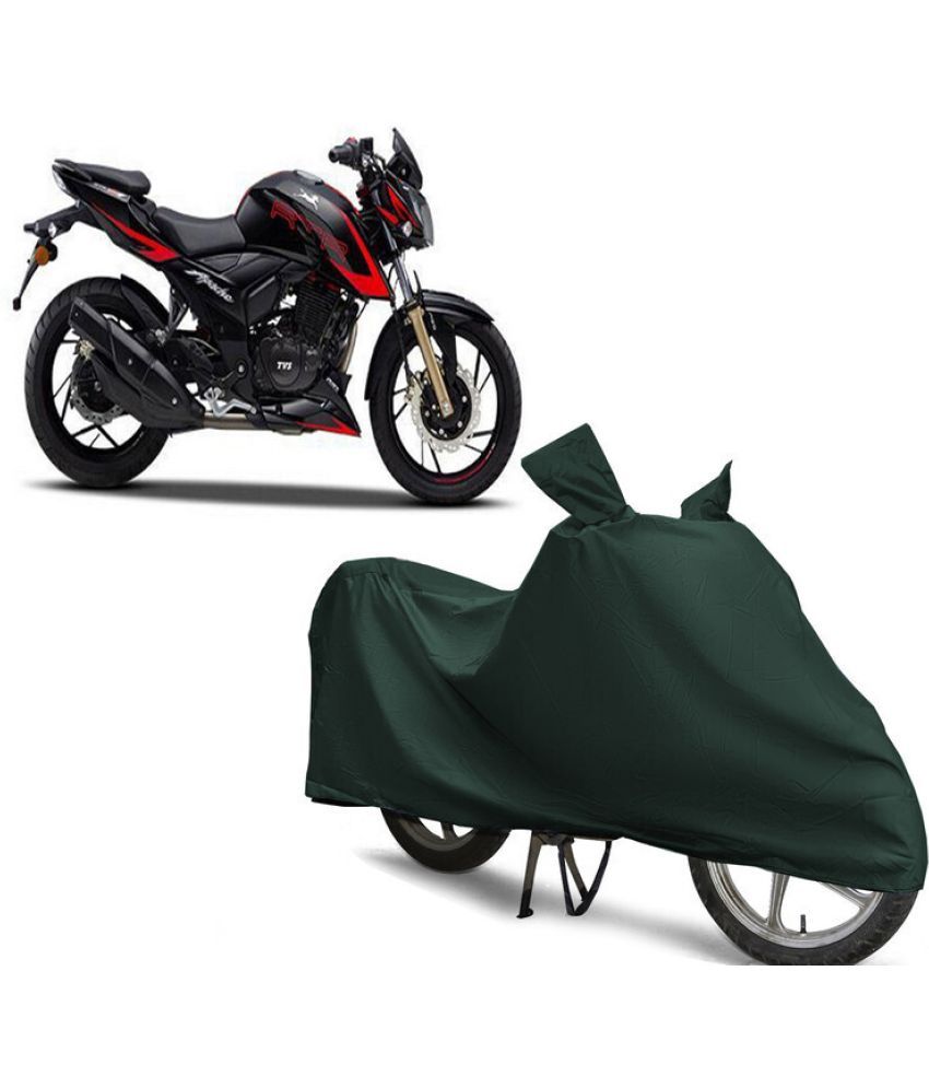     			EGAL Bike Body Cover for TVS Apache RTR 200 4V BS6 ( Pack of 1 ) , Green