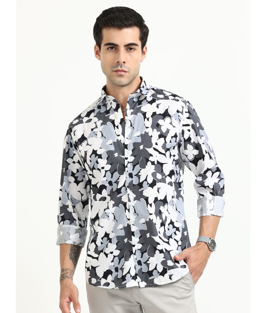     			HETIERS 100% Cotton Slim Fit Printed Full Sleeves Men's Casual Shirt - Multicolor ( Pack of 1 )