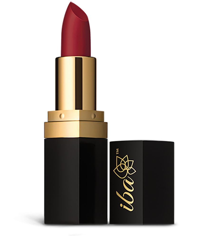     			Iba Pure Lips Long Stay Matte Lipstick M11 Ruby Blossom, 4g , Highly Pigmentated Long Lasting, (Pack of 1)