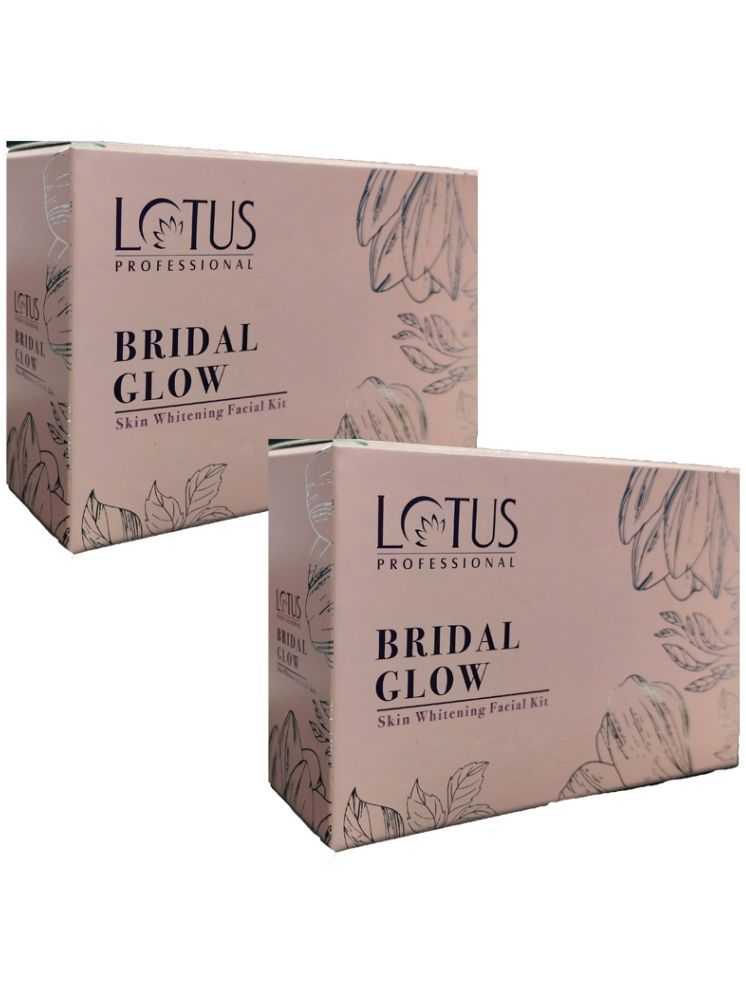     			Lotus Professional Bridal glow Skin Whitening Facial Kit 55g (Pack of 2)