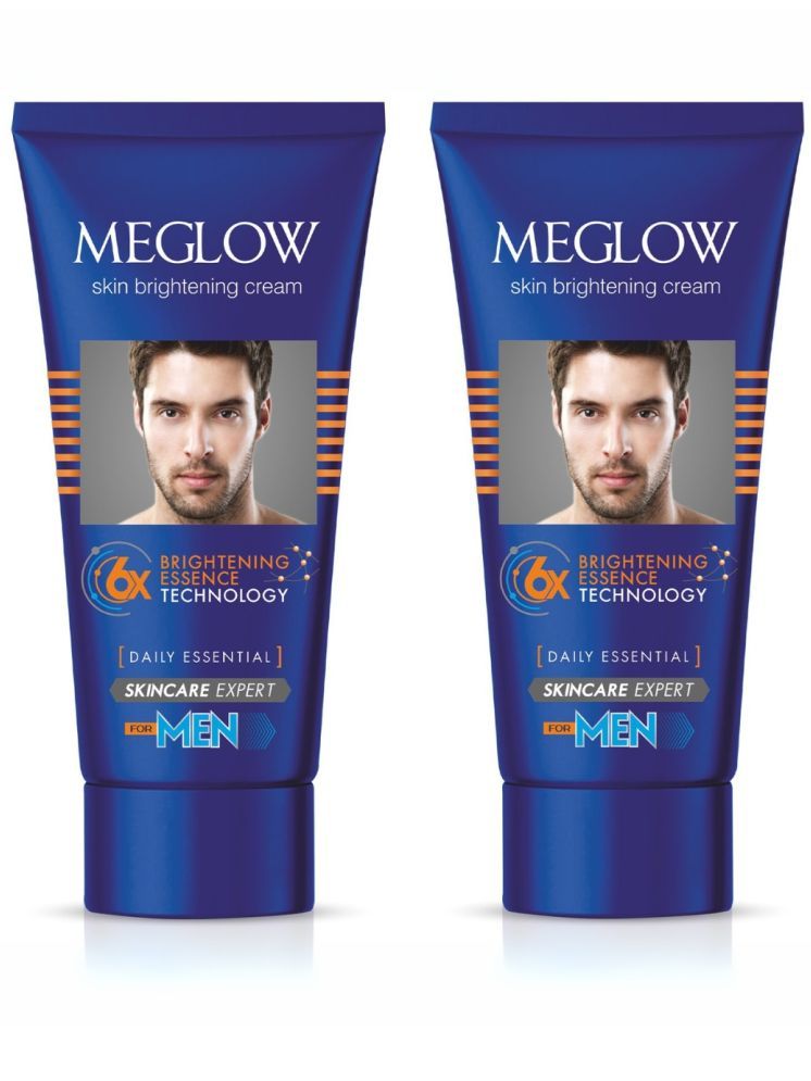     			Meglow Skin Brightening Cream For Men Face Cream For Glowing Skin with Vitamin E 30g ( Pack of 2 )