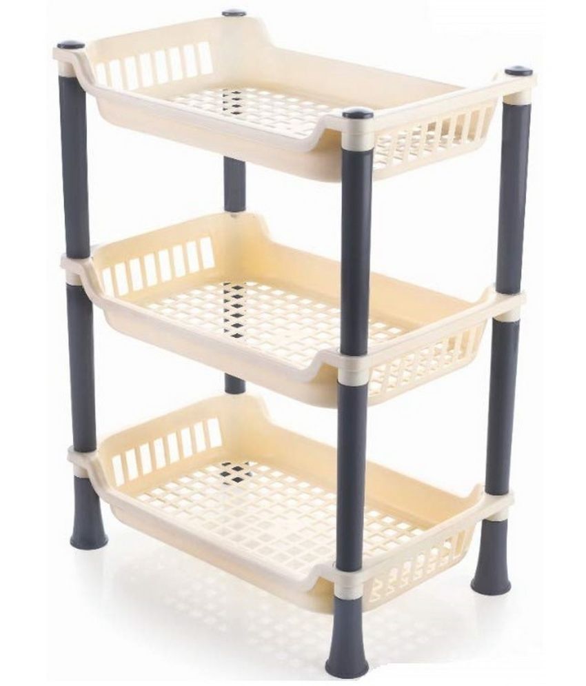     			Sushil Multicolor Plastic Storage Racks ( Pack of 1 )