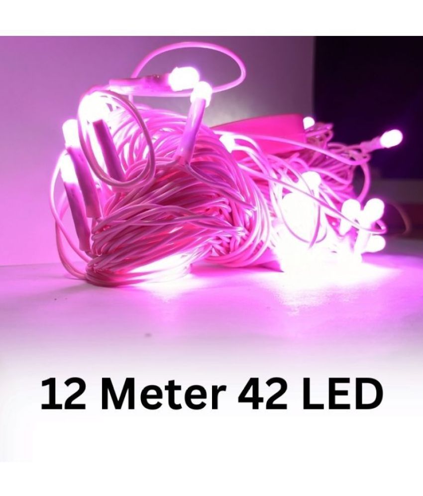     			ZESTRUM Pink 11 Mtr String Light ( Pack of 1 )