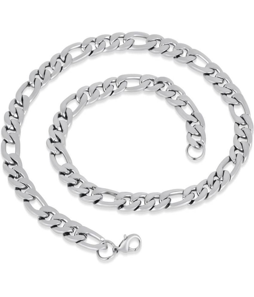     			db enbloc Rhodium Plated Chain ( Set of 1 )