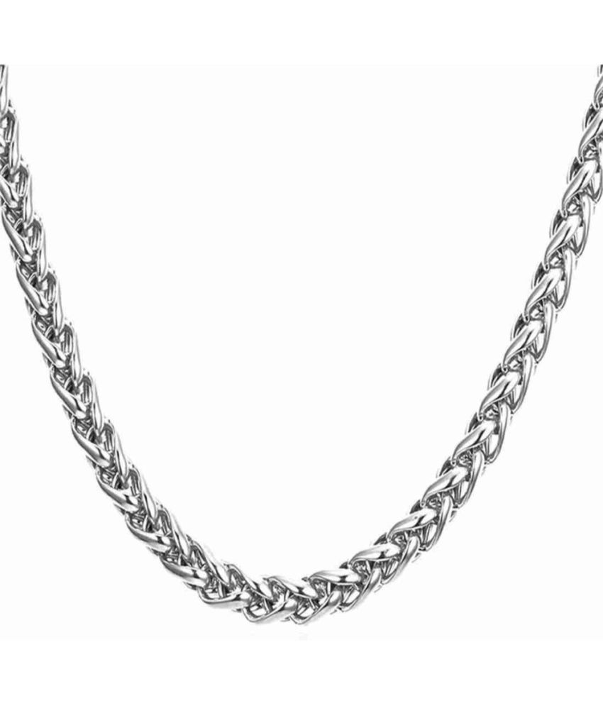     			db enbloc Rhodium Plated Chain ( Set of 1 )