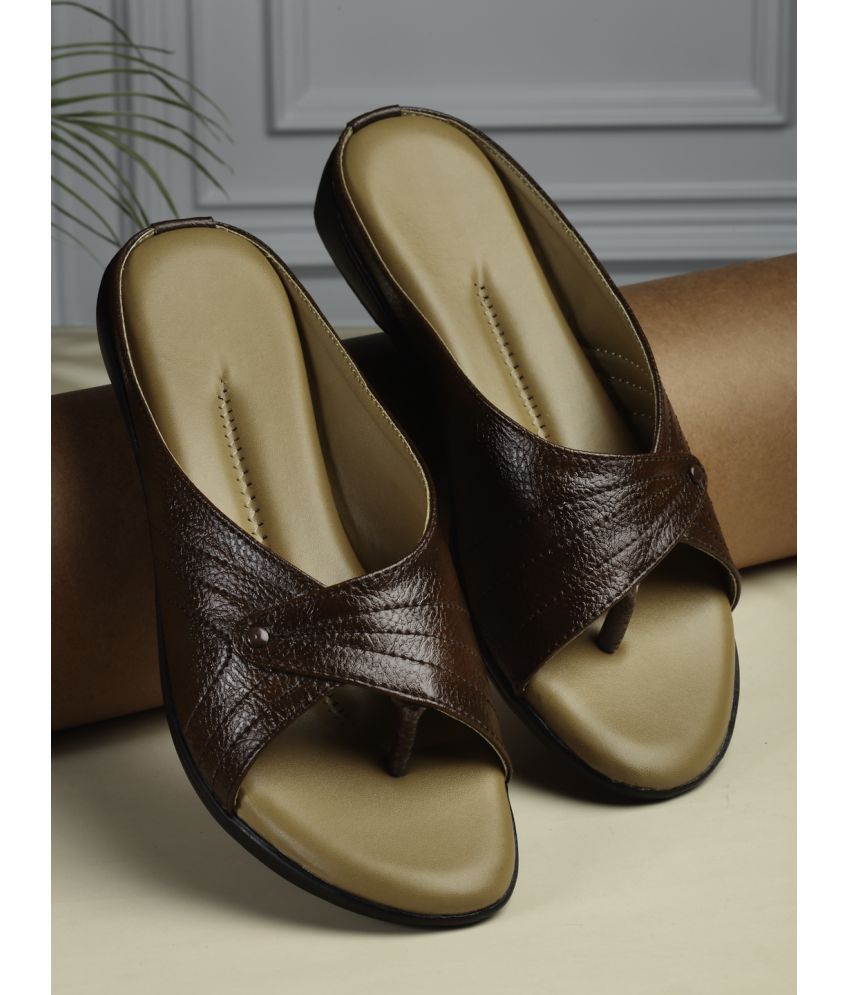     			Aroom Brown Women's Flats