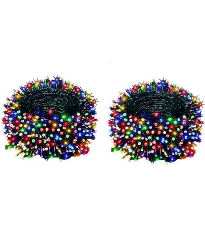     			CHARKEE Multicolor 13M String Light ( Pack of 2 )