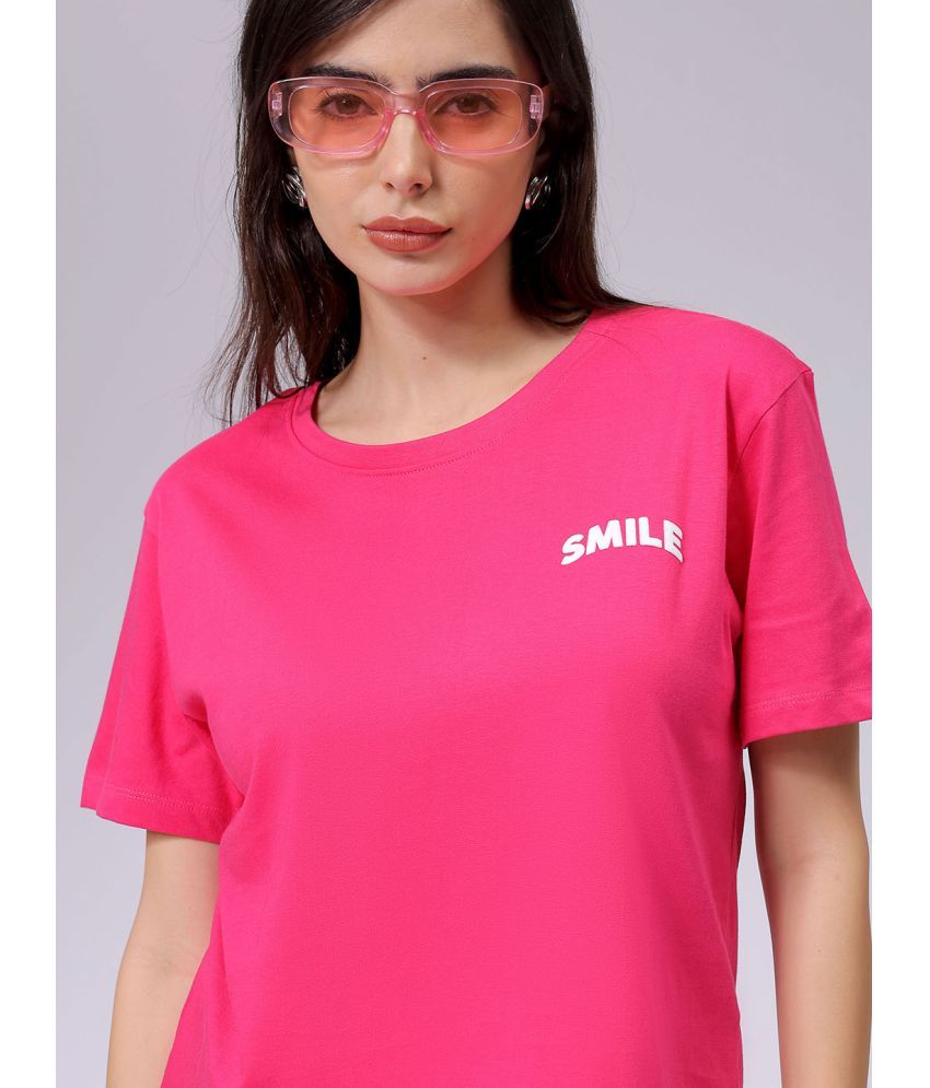     			Freehand Pack of 1 Cotton Women's T-Shirt ( Pink )