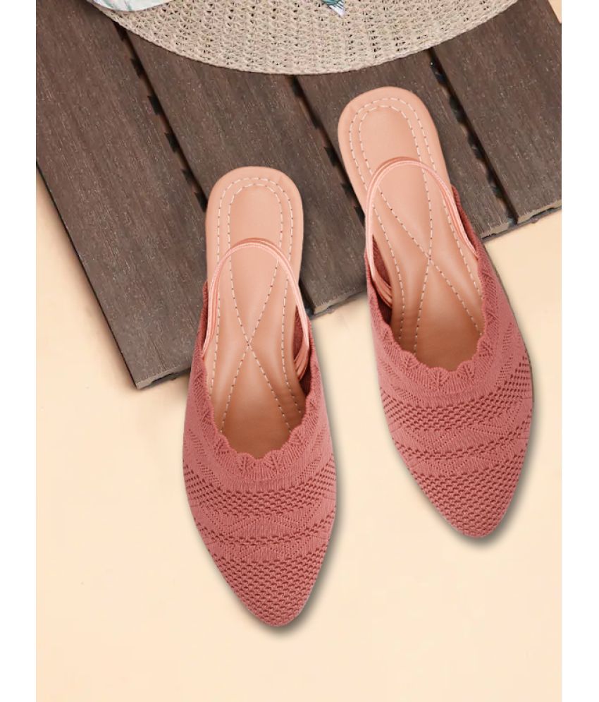     			Aroom Pink Women's Flats