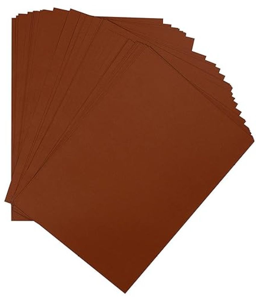     			Eclet A3 Color Paper 40 Sheets (BROWN) Premium Colour 180 GSM Pack for Copy Printing, DIY Art & Craft, Projects, Decoration, Other Office Printing.