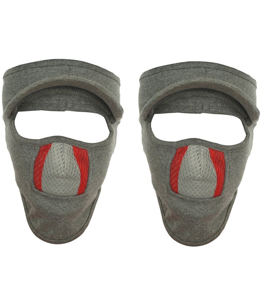     			H International Grey Bike Face Mask Riding Mask for Men & Women