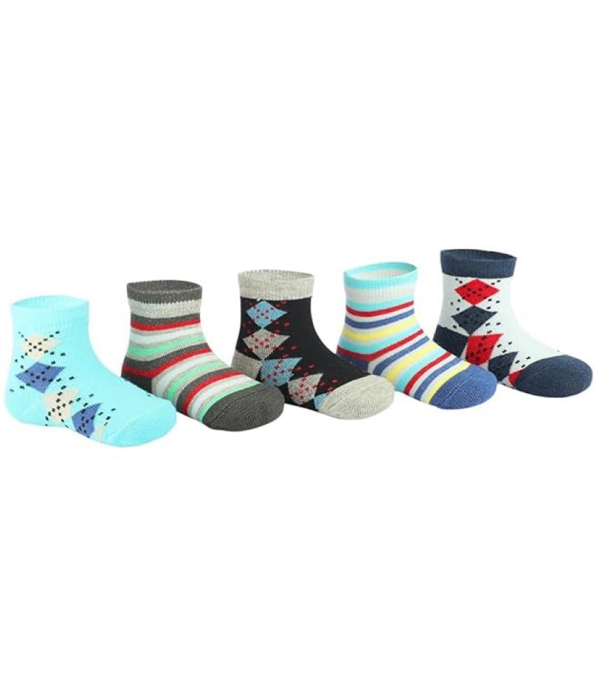     			SOX 23 Pack of 5 Baby Boys Cotton No Slip Socks ( Multicolor )