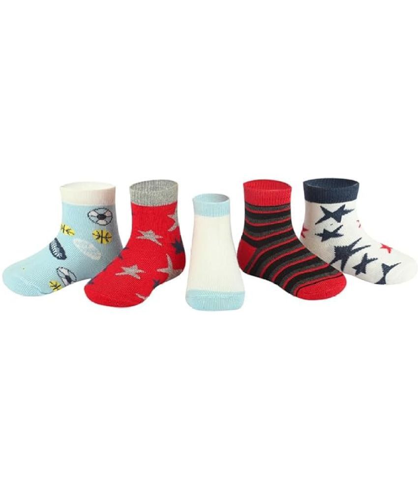     			SOX 23 Pack of 5 Baby Boys Cotton No Slip Socks ( Multicolor )