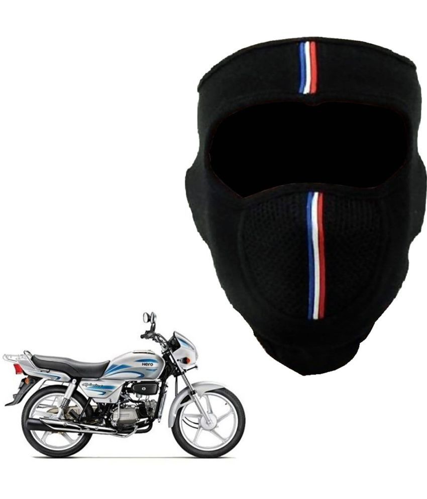     			AKSMIT Black Solid Others Bike Face Cover L