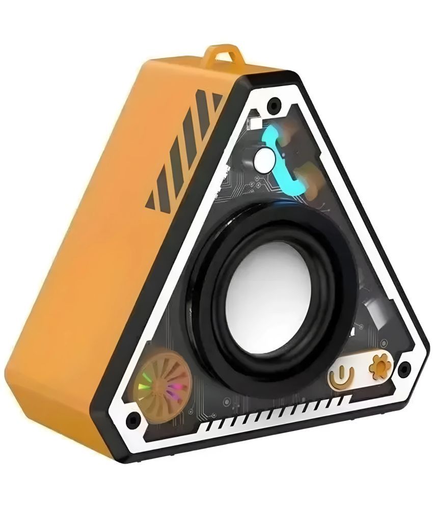     			COREGENIX V2 SUPER Mech 5 W Bluetooth Speaker Bluetooth V 5.3 with 3D Bass Playback Time 5 hrs Orange