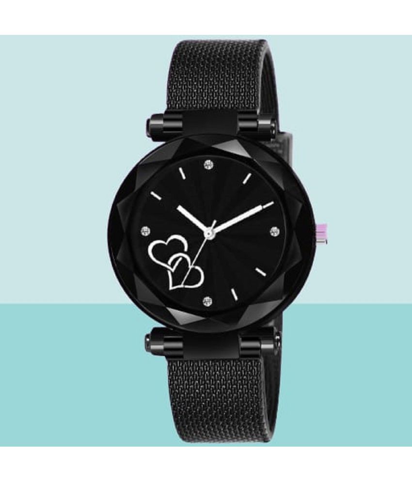     			DECLASSE Black Resin Analog Womens Watch